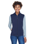 core 365 ce701w ladies' cruise two-layer fleece bonded soft shell vest Front Thumbnail