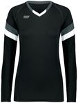 HighFive 342242 Ladies TruHit Tri-Color Long Sleeve Jersey Front Thumbnail