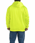 berne hvf101 men's heritage thermal-lined full-zip hooded sweatshirt Back Thumbnail