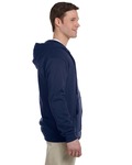 jerzees 993 adult 8 oz. nublend® fleece full-zip hooded sweatshirt Side Thumbnail