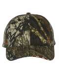 outdoor cap usa350 camo with flag sandwich visor cap Front Thumbnail