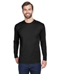 UltraClub 8422 Adult Cool & Dry Sport Long-Sleeve Performance Interlock T-Shirt Front Thumbnail