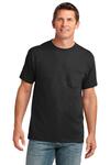 port & company pc54p core cotton pocket tee Front Thumbnail