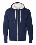 independent trading co. exp90shz unisex sherpa-lined hooded sweatshirt Front Thumbnail