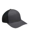 Adams PR102 Brushed Cotton/Soft Mesh Trucker Style Cap Front Thumbnail
