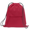 Port & Company BG614 Core Fleece Sweatshirt Cinch Pack Front Thumbnail
