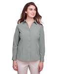 UltraClub UC500W Women's Bradley Performance Woven Shirt Front Thumbnail