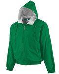 Augusta Sportswear 3280 Hooded Taffeta Jacket/Fleece Lined Front Thumbnail