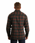 Burnside B8210 Men's Plaid Flannel Shirt Back Thumbnail