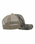 Pacific Headwear 108C Camo Snapback Trucker Cap Side Thumbnail