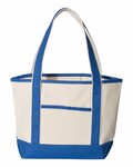 Q-Tees Q125800 20L Small Deluxe Tote Front Thumbnail