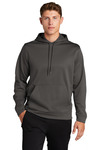 sport-tek f244 sport-wick ® fleece hooded pullover Front Thumbnail