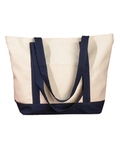 bagedge be004 canvas boat tote Front Thumbnail