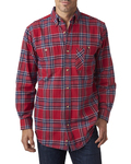 backpacker bp7001 men's yarn-dyed flannel shirt Front Thumbnail