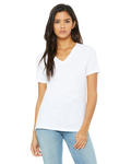 Bella + Canvas 6405 Ladies' Relaxed Jersey V-Neck T-Shirt Front Thumbnail