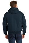 CornerStone TLJ763H Tall Duck Cloth Hooded Work Jacket Back Thumbnail