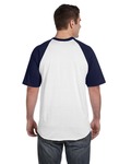 Augusta Sportswear 423 Baseball Short Sleeve Tee 2.0 Back Thumbnail