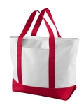 liberty bags 7006 bay view giant zipper beach tote Front Thumbnail