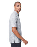 north end ne115 men's eclipse jacquard polo Side Thumbnail