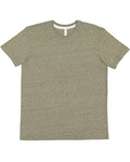 lat 6991 men's harborside melange jersey t-shirt Front Thumbnail