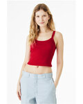 Bella + Canvas 1012BE Ladies' Micro Ribbed Scoop Tank Front Thumbnail