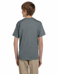 Hanes 5370 Youth EcoSmart ® 50/50 Cotton/Poly T-Shirt Back Thumbnail