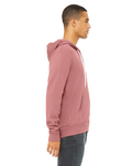 Bella + Canvas 3739 Unisex Sponge Fleece Full-Zip Hooded Sweatshirt Side Thumbnail