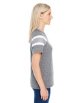 augusta sportswear 3011 ladies' fanatic short-sleeve t-shirt Side Thumbnail