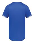 Augusta Sportswear 6906 Youth Cutter+ Henley Jersey Back Thumbnail