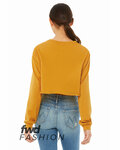 bella + canvas 6501b fwd fashion ladies' cropped long-sleeve t-shirt Back Thumbnail