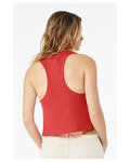 Bella + Canvas 6682 Ladies' Racerback Cropped Tank Back Thumbnail
