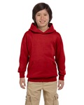 Hanes P473 Youth 7.8 oz. EcoSmart® 50/50 Pullover Hooded Sweatshirt Front Thumbnail