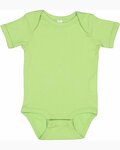 rabbit skins 4400 infant baby rib bodysuit Front Thumbnail