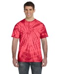 Tie-Dye CD101 Adult 5.4 oz. 100% Cotton Spider T-Shirt Side Thumbnail