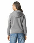 gildan sf500 adult softstyle® fleece pullover hooded sweatshirt Back Thumbnail