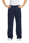 Sport-Tek LPST91 Ladies Tricot Track Pant Front Thumbnail