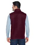 CORE365 88191 Men's Journey Fleece Vest Back Thumbnail