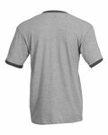 tultex 246 unisex jersey ringer tee Back Thumbnail