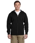 econscious ec5650 unisex heritage full-zip hooded sweatshirt Front Thumbnail