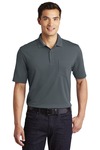 port authority k110p dry zone ® uv micro-mesh pocket polo Front Thumbnail