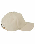 Big Accessories BX034 5-Panel Brushed Twill Cap Front Thumbnail
