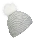 Pacific Headwear P604K Faux Fur Pom Beanie Side Thumbnail