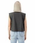 american apparel 307gd heavyweight cotton women's garment dyed muscle Back Thumbnail