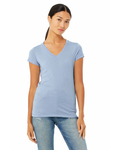 bella + canvas b6005 ladies' jersey short-sleeve v-neck t-shirt Front Thumbnail