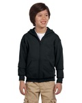 gildan g186b youth heavy blend ™ full-zip hooded sweatshirt Front Thumbnail