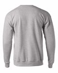 tultex t340 fleece crewneck sweatshirt Back Thumbnail