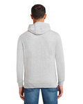 lane seven ls14003 unisex premium full-zip hooded sweatshirt Back Thumbnail