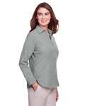 UltraClub UC500W Women's Bradley Performance Woven Shirt Side Thumbnail