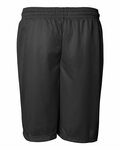 badger sport 7207 adult mesh/tricot 7" shorts Back Thumbnail