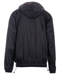 Burnside 9728 Men's Nylon Hooded Coaches Jacket Back Thumbnail